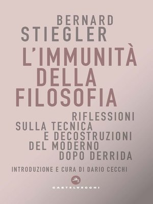 cover image of L'immunità della filosofia